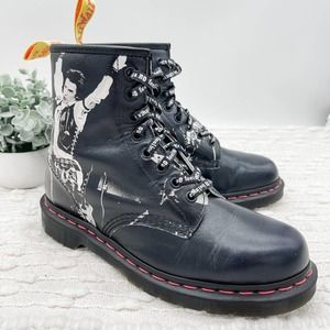 Dr. Martens | Shoes | Dr Martens Shoes 46 Boots Black Smooth Sex Pistols  Sid Vicious Collab 8 | Poshmark